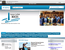 Tablet Screenshot of esboces.org